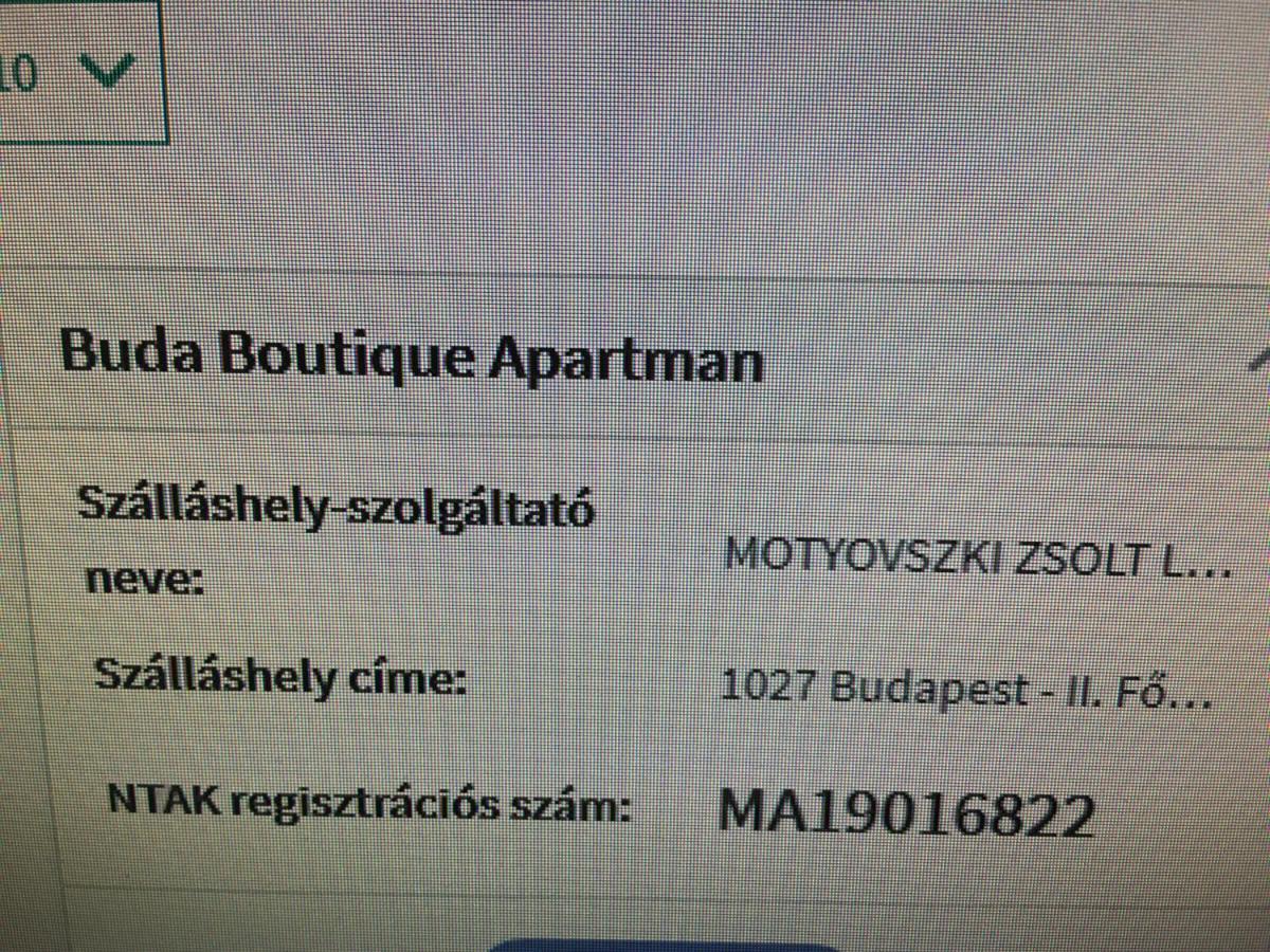 Buda Boutique Apartment Budapest Luaran gambar